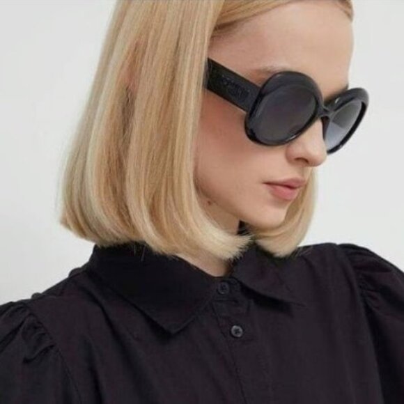 Moschino MOS162/S 009Q HA Sunglasses Brown Butterfly Frame, Brown Lenses main image 6